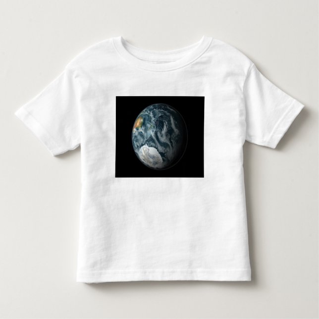 Fullt av jordens markering Antarctica T-shirt (Framsida)