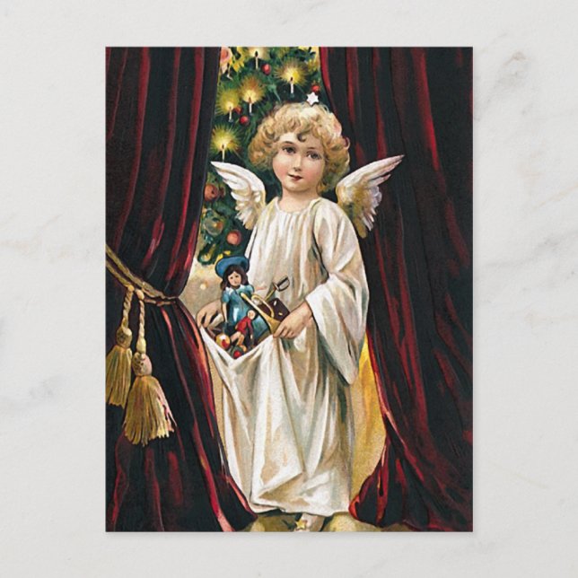 fullt av Joy-jul-vykortet hälsning Helg Vykort (Framsida)