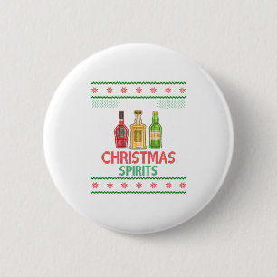 Fullt av julsprit, rund drinkin knapp