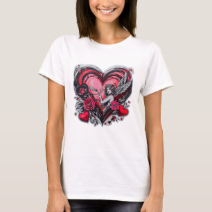 Fullt av Kärlek Valentindagen Girl T Shirt