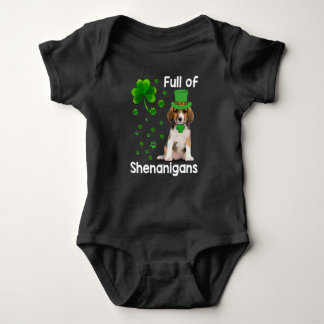 Fullt av Shenanigans Hund St patricks day T Shirt