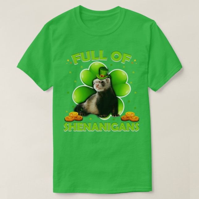 Fullt av Shenanigans St patricks day T Shirt (Design framsida)