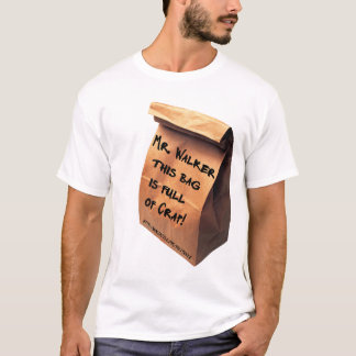 Fullt av skitbruntet hänger lös t-shirt