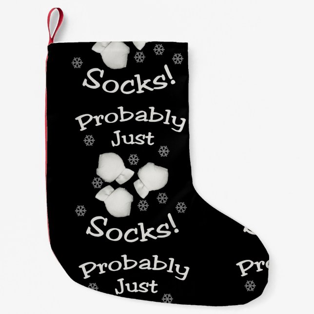 Fullt av socklar liten julstrumpa (Framsidan)