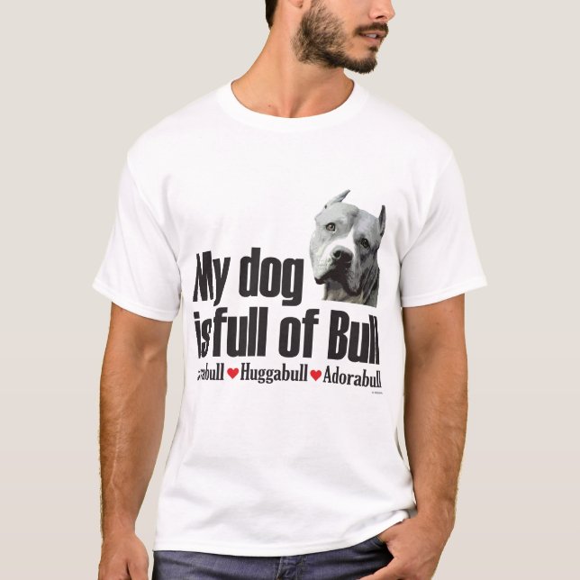 Fullt av tjuren - grop tee shirt (Framsida)