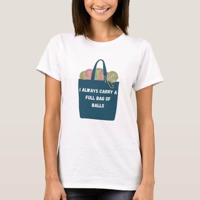 Fullt Bag av Bollar Fiber Artist T-Shirt (Framsida)