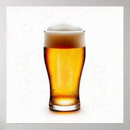 Fullt Beer Glass Poster