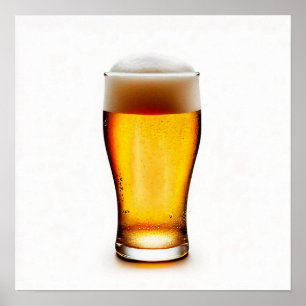 Fullt Beer Glass Poster