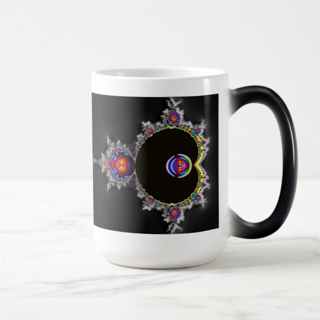 Fullt Berömd Mandelbrot Set Fractal Art Magisk Mugg (Höger)