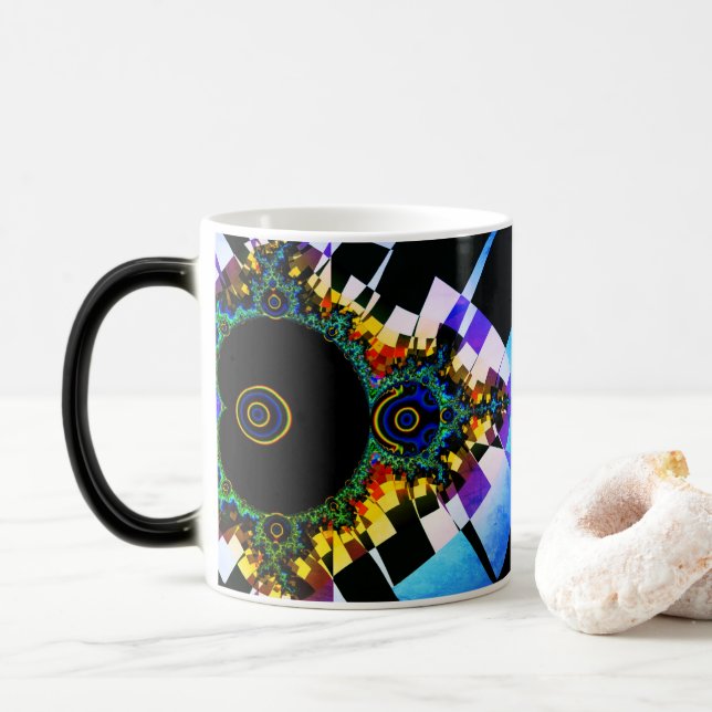 Fullt Berömd Mandelbrot Set Magisk Mugg (Med munk)