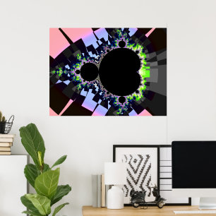 Fullt Berömd Mandelbrot Set Poster
