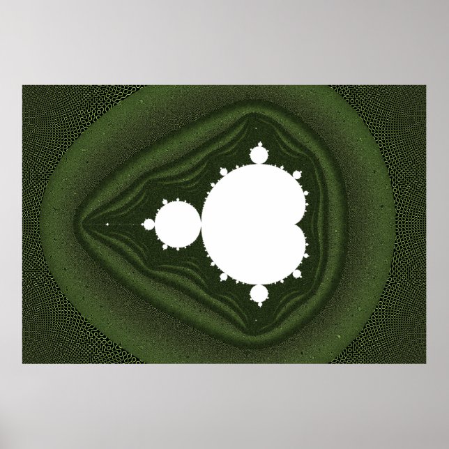 Fullt Berömd Mandelbrot Set Poster (Framsidan)