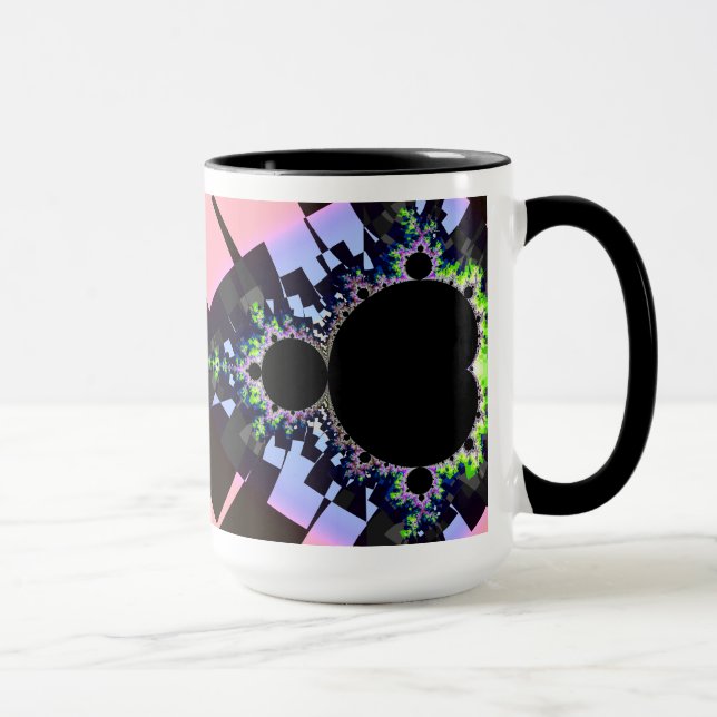 Fullt Berömd Mandelbrot ställer in Fractal Arto Mugg (Höger)