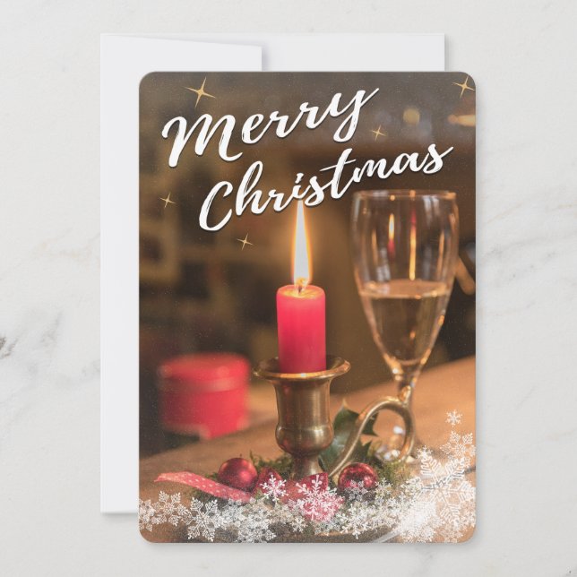 Fullt Bleed jul Photo Season's Greeting Card (Framsida)