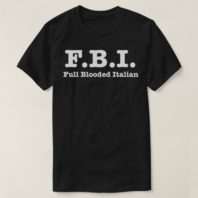 Fullt blodade italienska t shirt (Design framsida)