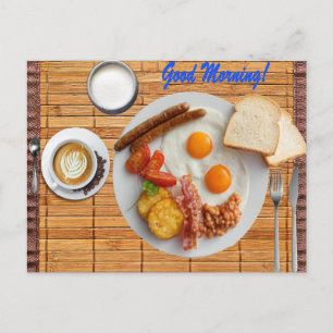 Fullt Breakfast Vykort
