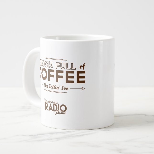 Fullt Chock of Coffee Economy Sized Mugg Jumbo Mugg (Framsida vänster)