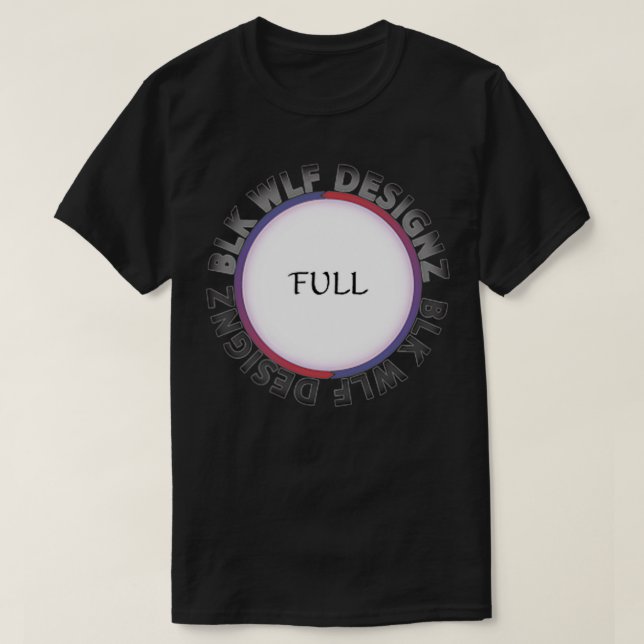 FULLT Circle BLKWLF MMXXI T Shirt (Design framsida)