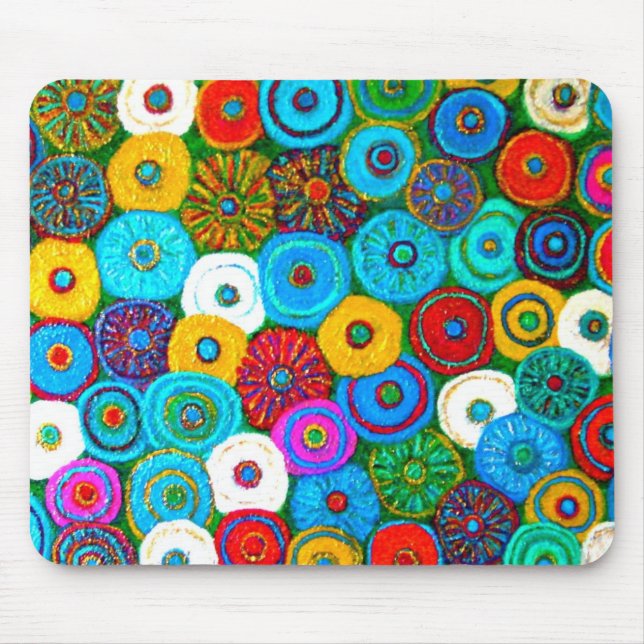 Fullt cirklar Mousepad 1 Musmatta (Framsidan)