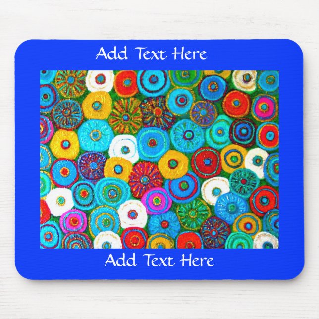 Fullt cirklar Mousepad 2 Musmatta (Framsidan)