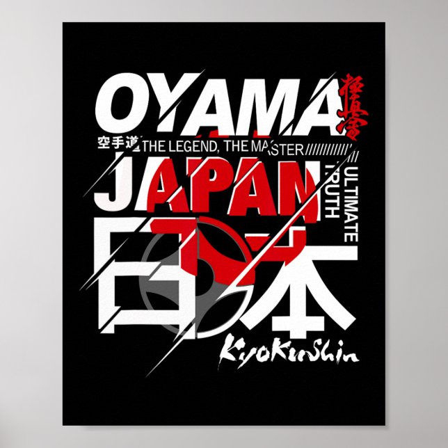 Fullt Contact Kyokushin Karate Poster (Framsidan)
