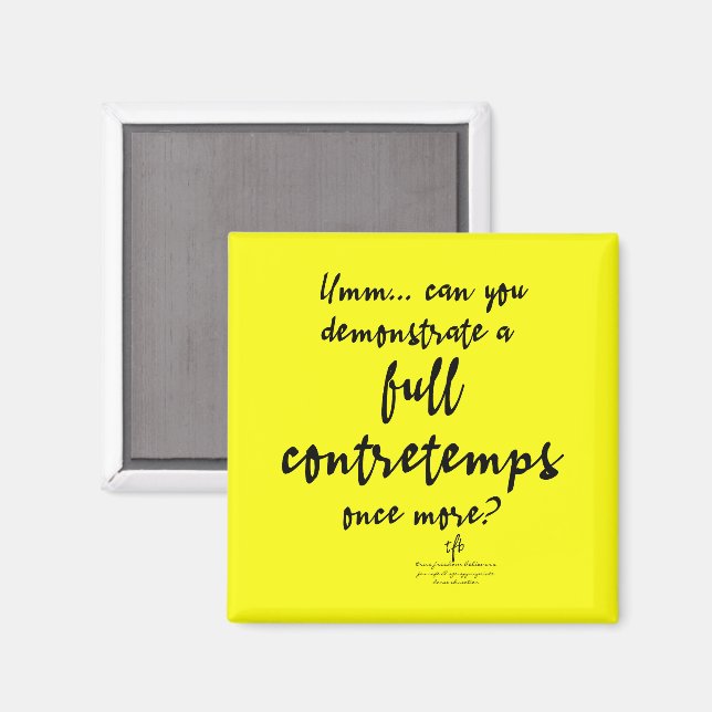 Fullt Contretemps Meyer Lemon Magnet (Front/Back)