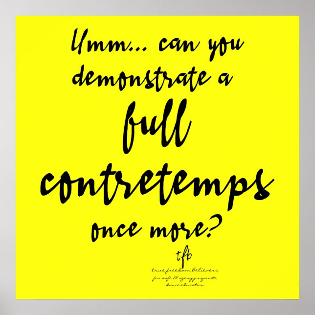 Fullt Contretemps Meyer Lemon Poster (Framsidan)