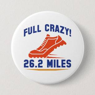 Fullt Crazy 26,2 miles Knapp