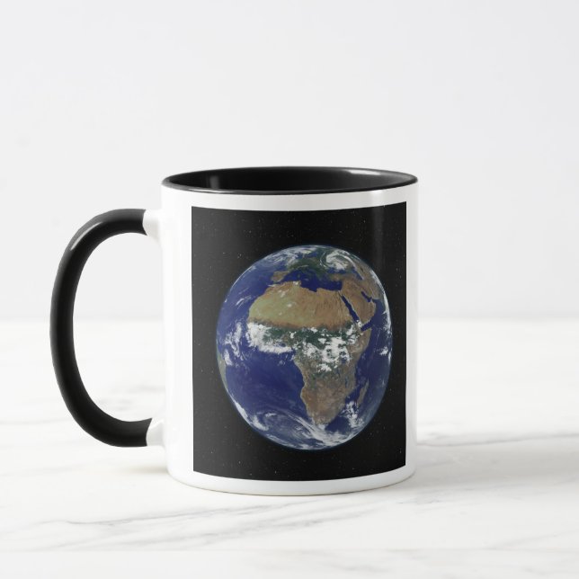 Fullt Earth Showing Afrika and Europe Mugg (Vänster)