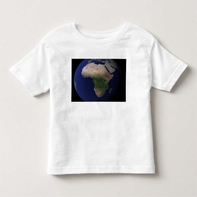Fullt Earth som visar Afrika, Europa och Mitten Ea Tröja (Framsida)