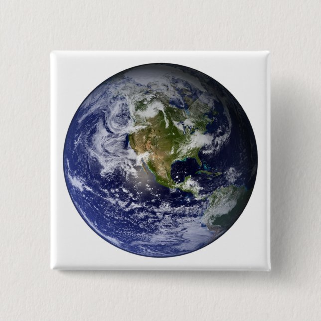 Fullt Earth som visar Nordamerika Knapp (Framsida)