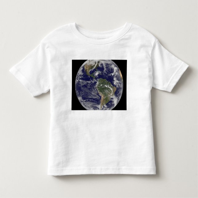 Fullt Earth som visar orkanen Paloma T-shirt (Framsida)