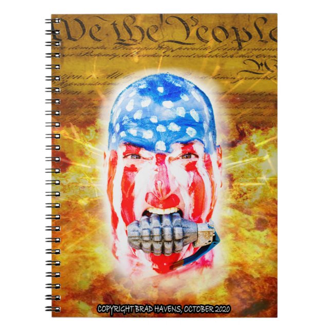 Fullt Färg AD Poster på en handdator Anteckningsbok (Framsidan)