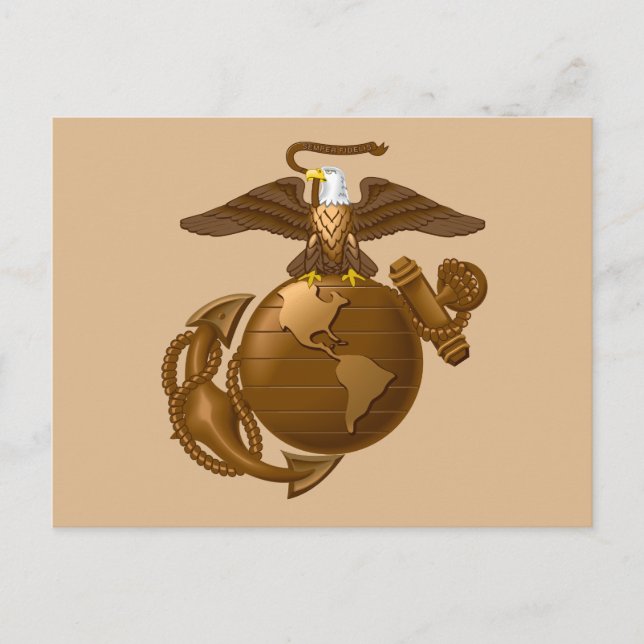 Fullt-Färg EGA - Bronze Helg Vykort (Framsida)