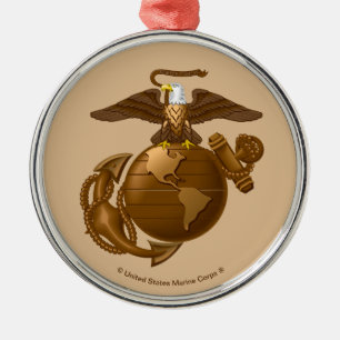 Fullt-Färg EGA - Bronze Julgransprydnad Metall
