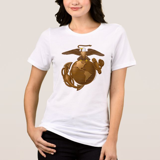 Fullt-Färg EGA - Bronze T Shirt (Framsida)
