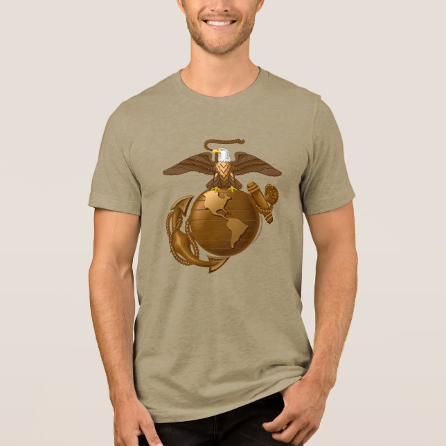 Fullt-Färg EGA - Bronze T Shirt (Framsida)