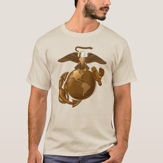 Fullt-Färg EGA - Bronze T Shirt (Framsida)