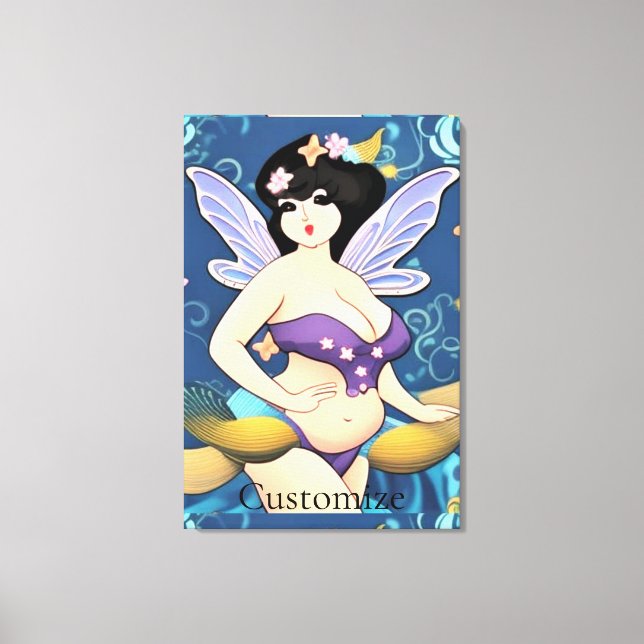 Fullt-figur Fairy Goddess Thunder_Cove Canvastryck (Framsida)
