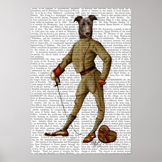 Fullt för Greyhound Fencer-Mörk Poster (Framsidan)