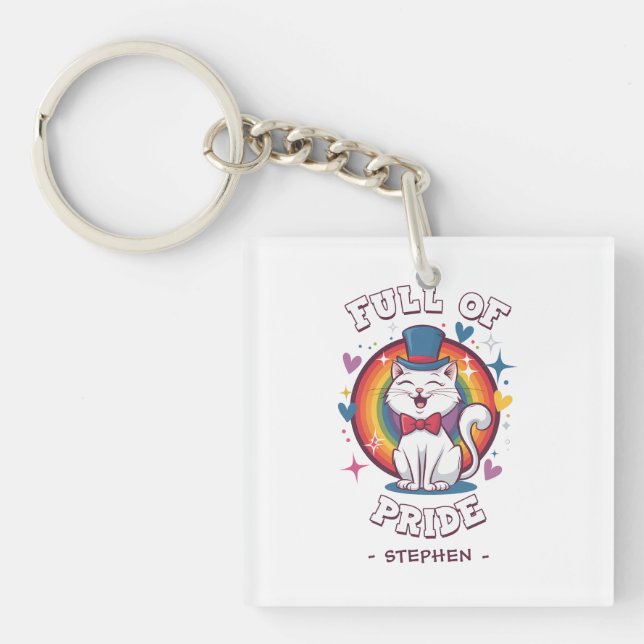 Fullt för Pride | Pridet LGBTQ-katt (Framsidan)