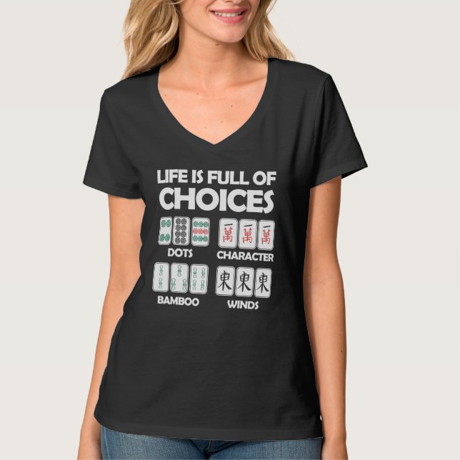 Fullt för valmöjligheter t shirt (Framsida)