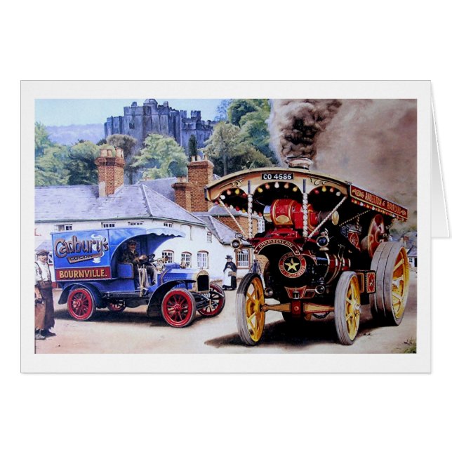 Fullt framåt hälsningskort (Framsidan Horizontal)