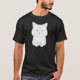 Fullt fredliga katt - avslappnad Kattunge Art TSQ T Shirt