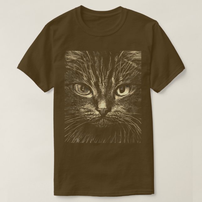 Fullt-Frontal Cat T-Shirt (Design framsida)