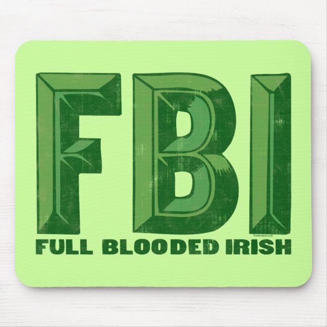 Fullt ge första erfarenh irländska Mousepad Musmatta (Framsidan)