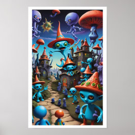 Fullt Groll-Town Party Down Poster