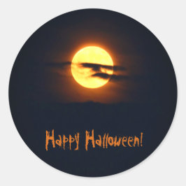 Fullt Halloween-klistermärken Runt Klistermärke