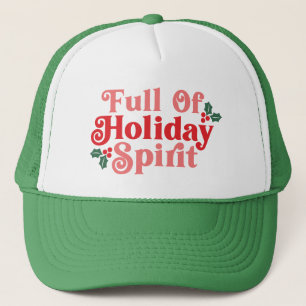 Fullt Helgdag Spirit - Festive Typography Keps