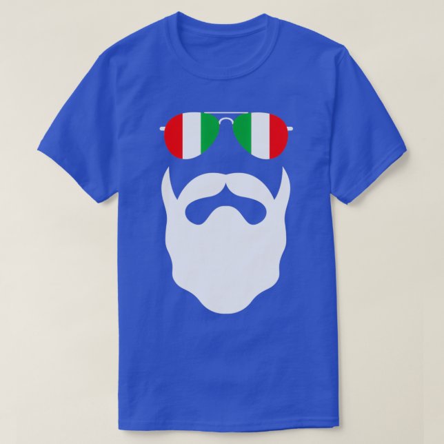 Fullt Italia för skägg och barber 2 T Shirt (Design framsida)